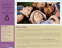 Tablet Screenshot of charitieswyoming.org